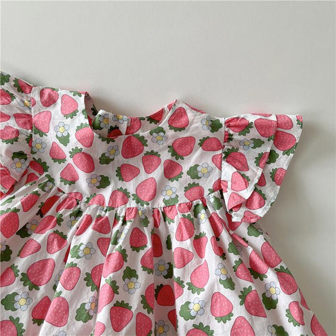 Strawberry Dress Summer Dress Princess Dress